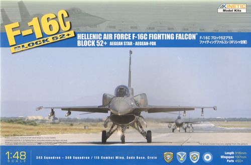 Kinetic K48028 1:48 Lockheed-Martin F-16C Block 52 Hellenic (Greek) Air Force