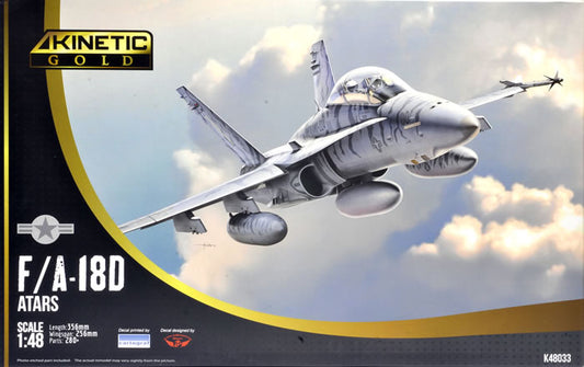 Kinetic K48033 1:48 McDonnell-Douglas F/A-18D Hornet ATARS (Gold)