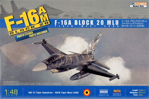 Kinetic K48036 1:48 General-Dynamics F-16A Tiger Meet 2009