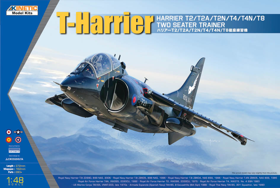 Kinetic K48040 1:48 BAe Harrier T.2/T.4/T.8