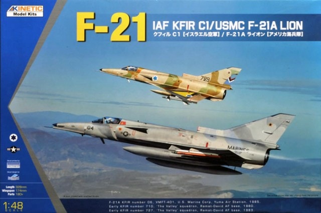 Kinetic K48053 1:48 IAI F-21A/Kfir C-1