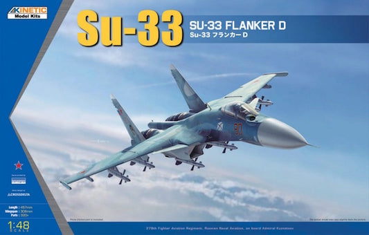 Kinetic K48062 1:48 Sukhoi Su-33 Sea Flanker D