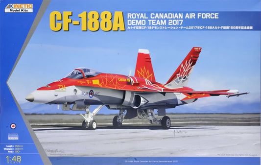 Kinetic K48070 1:48 McDonnell-Douglas CF-188A Royal Canadian Air Force Demo 2017