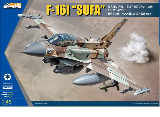 Kinetic K48085 1:48 Lockheed-Martin F-16I SUFA with IDF Weapons