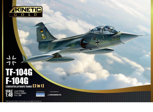 Kinetic Model Kits 48089 1:48 Lockheed TF-104G Starfighter
