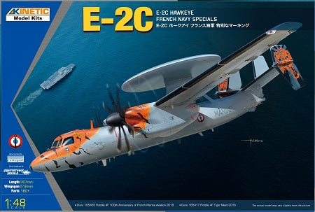 Kinetic K48122 1:48 Grumman E-2C Hawkeye French Navy Specials