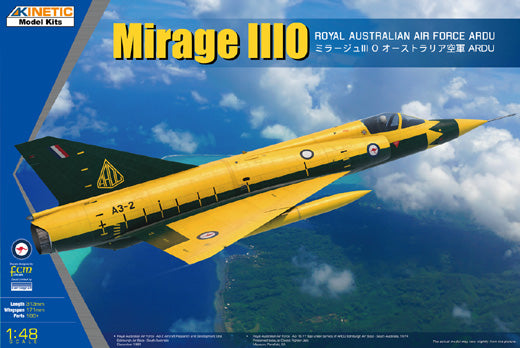 Kinetic Model Kits 48145 1:48 Dassault-Mirage IIIO Royal Australian Air Force ARDU