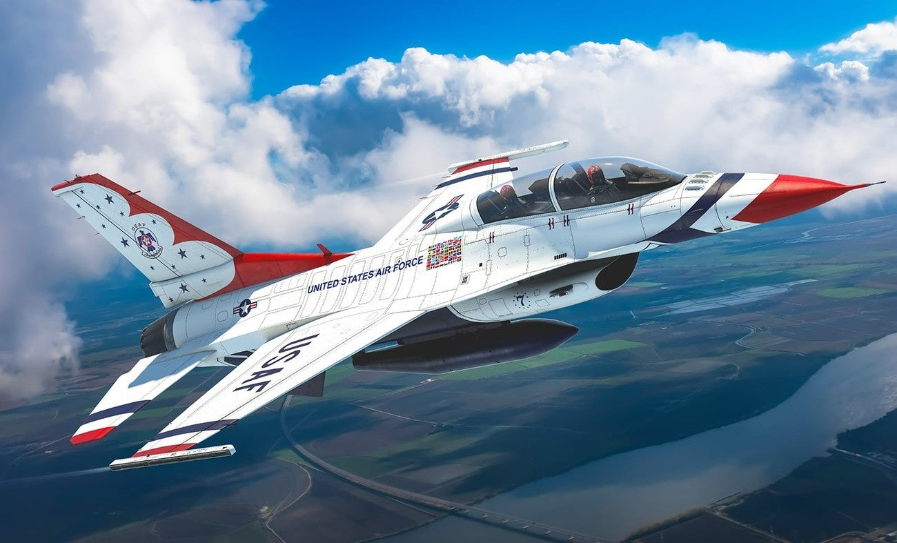 Kinetic Model Kits K48148 1:48 Lockheed-Martin F-16D Viper 'Thunderbirds' - Gold Series Parts and Decals by Fightertown Decals'.