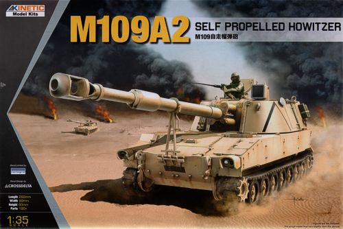 Kinetic K61006 1:35 SPH M109A2 Self Propelled Howitzer