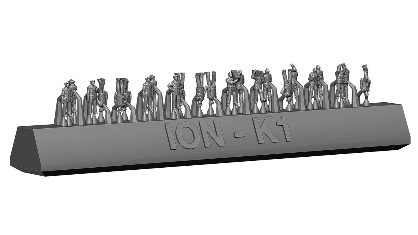 ION Model K700-002 1:700 Kriegsmarine Chilling on Deck