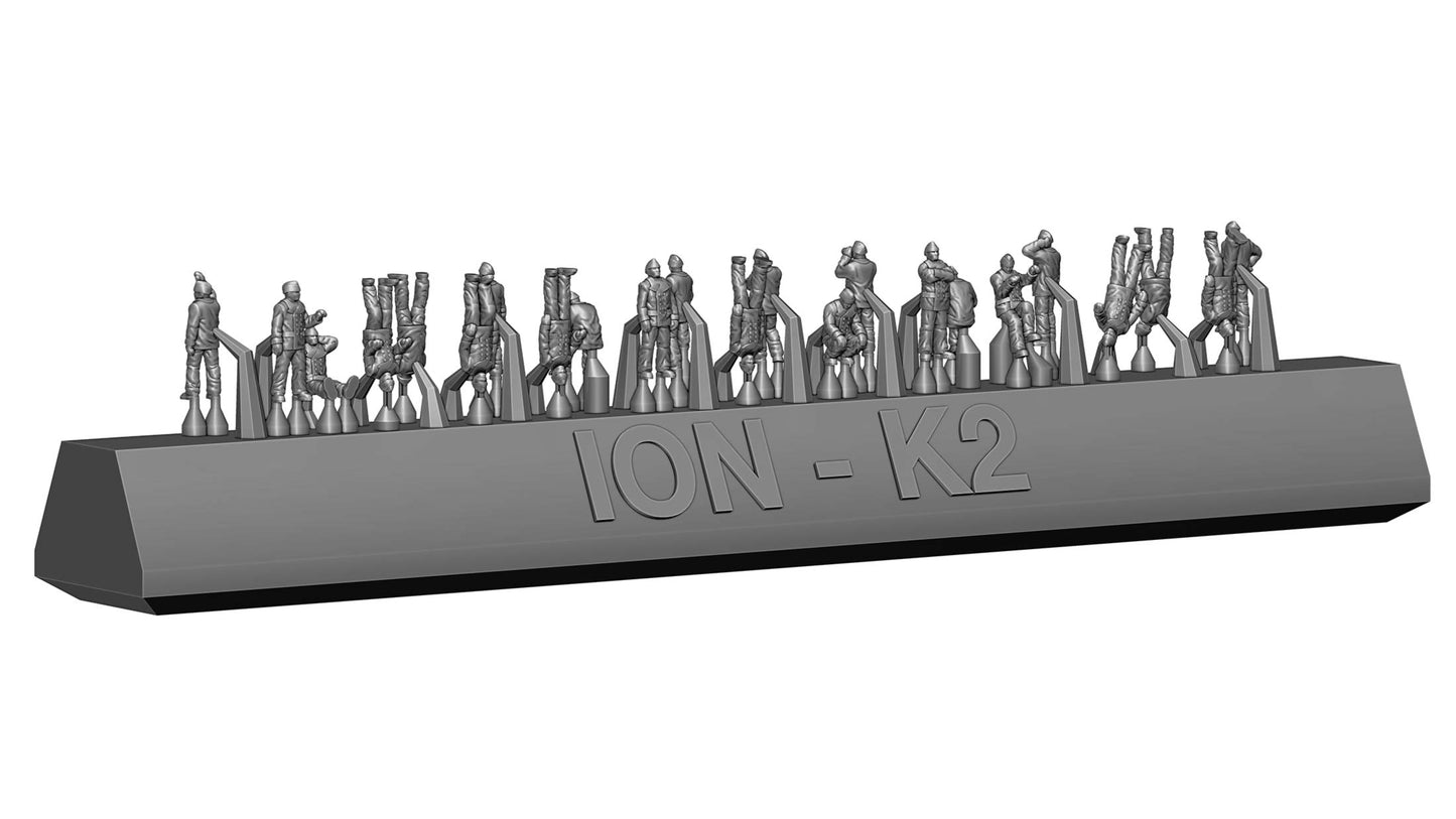 ION Model K700-002 1:700 Kriegsmarine Chilling on Deck