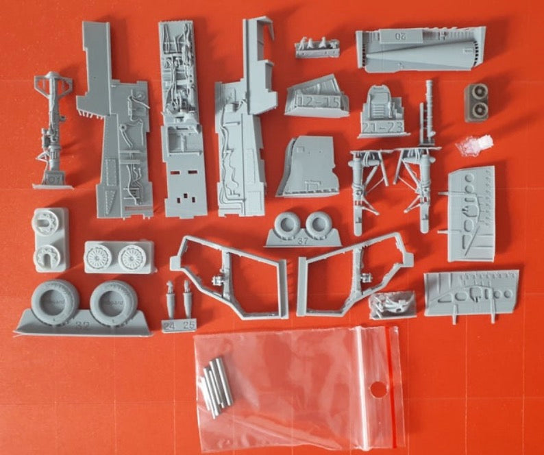 Kazan Model Dynamics KAZ48015SWS 1:48 McDonnell F-4E Phantom II (3D-Printed) Landing Gear Set