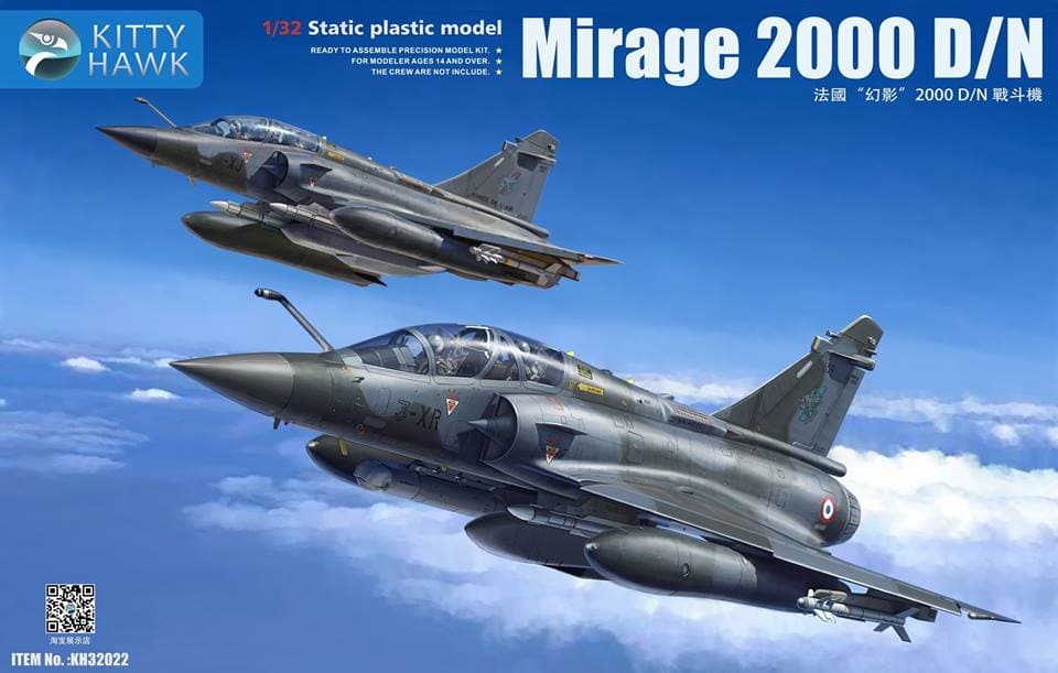 Kitty Hawk Models KH32022 1:32 Dassault_Mirage 2000D/N