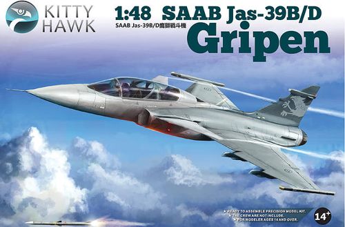 Kitty Hawk Models KH80118 1:48 Saab JAS-39B/D Gripen
