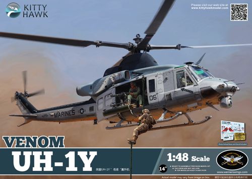 Kitty Hawk Models KH80124 1:48 Bell UH-1Y 'Venom'