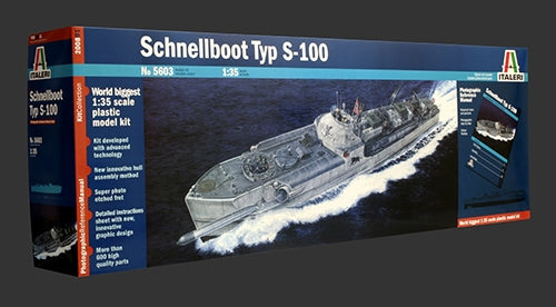 Italeri 5603 1:35 S-100 Schnellboot Torpedo Boat