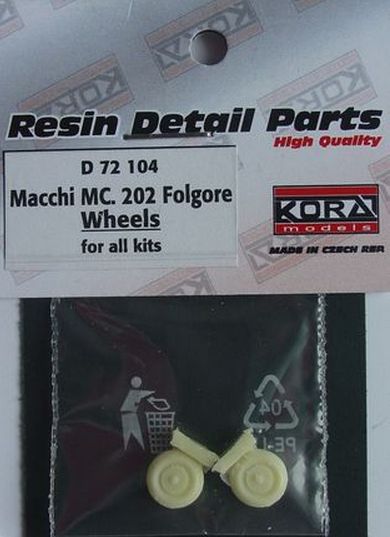 Kora D72104 1:72 Macchi C.202 'Folgore' Wheels