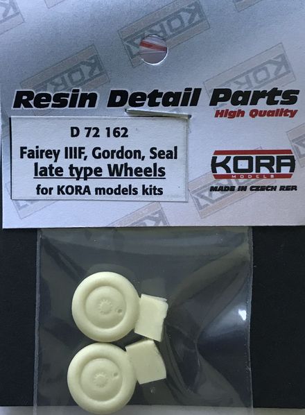 Kora D72162 1:72 Fairey IIIF late type wheels