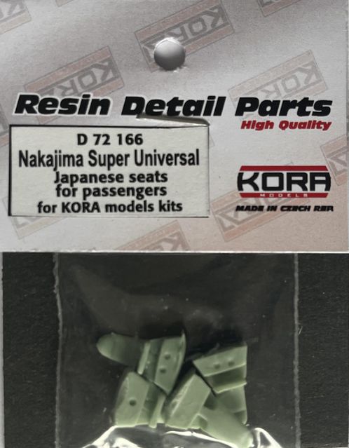 Kora D72166 1:72 Nakajima Super Universal (Japanese seats for passengers)