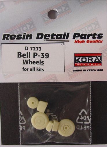 Kora D7273 1:72 Wheels for Bell P-39