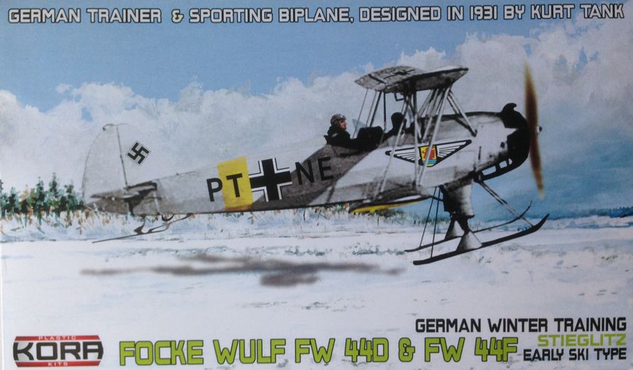 Kora K72047 1:72 Focke-Wulf Fw-44D/Fw-44F Germany Early Ski Type