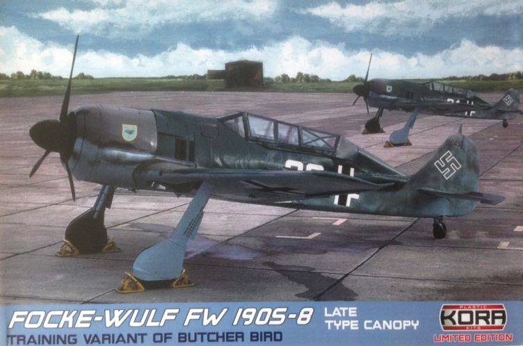 Kora K72059 1:72 Focke-Wulf Fw-190S-8 German late canopy type