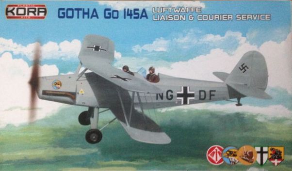 Kora K72067 1:72 Gotha Go-145A Luftwaffe Service (5 x camouflage schemes)