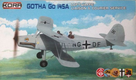 Kora K72067 1:72 Gotha Go-145A Luftwaffe Service (5 x camouflage schemes)
