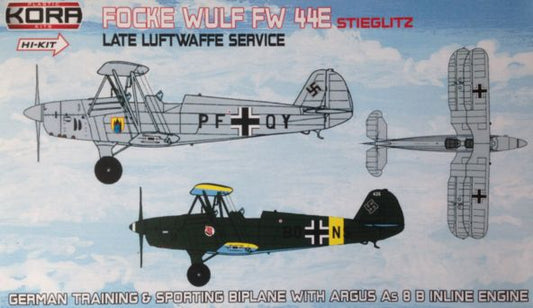 Kora K72074 1:72 Focke-Wulf Fw-44E Steiglitz Late Luftwaffe Service