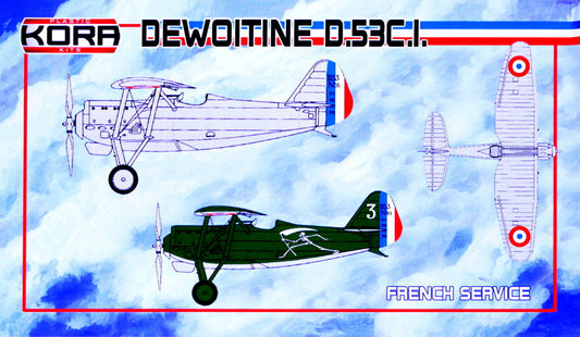 Kora K72089 1:72 Dewoitine D.53 C.I. French Service