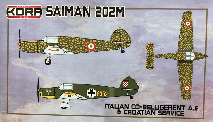 Kora K72093 1:72 Saiman 202M Italian Co-Bellig.AF & Croatia