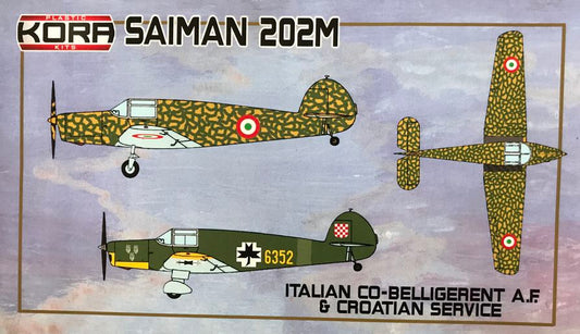 Kora K72093 1:72 Saiman 202M Italian Co-Bellig.AF & Croatia