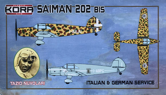 Kora K72102 1:72 Saiman 202bis Italian and German Service