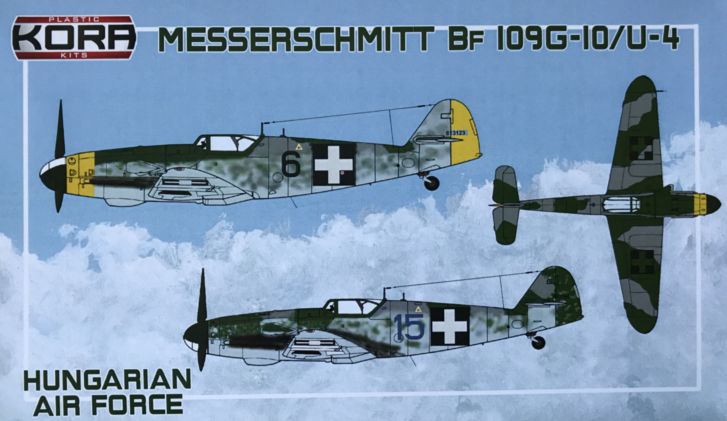 Kora K72108 1:72 Messerschmitt Bf-109G-10/U-4 Hungarian Air Force (4x camouflage schemes)