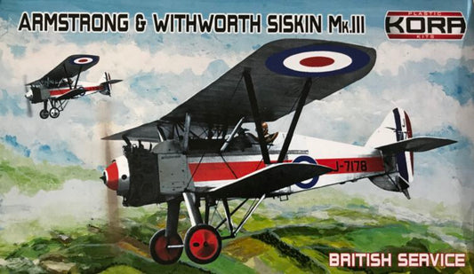 Kora K72112 1:72 A & W Siskin Mk.III British Service (3x schemes)