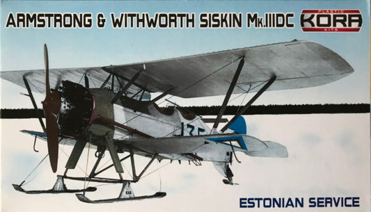 Kora K72114 1:72 A & W Siskin Mk.IIIDC Estonian Service on ski's (3x schemes)