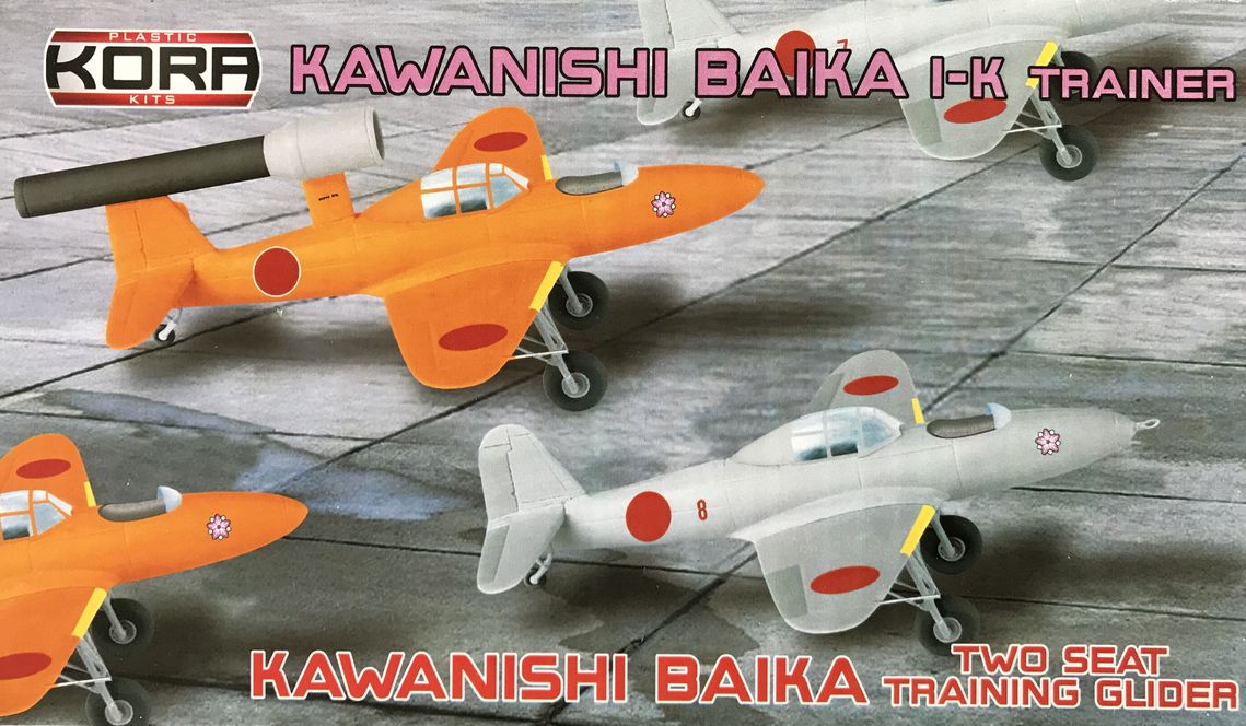 Kora K72149 1:72 Kawanishi Baika I-K Two seat training glider
