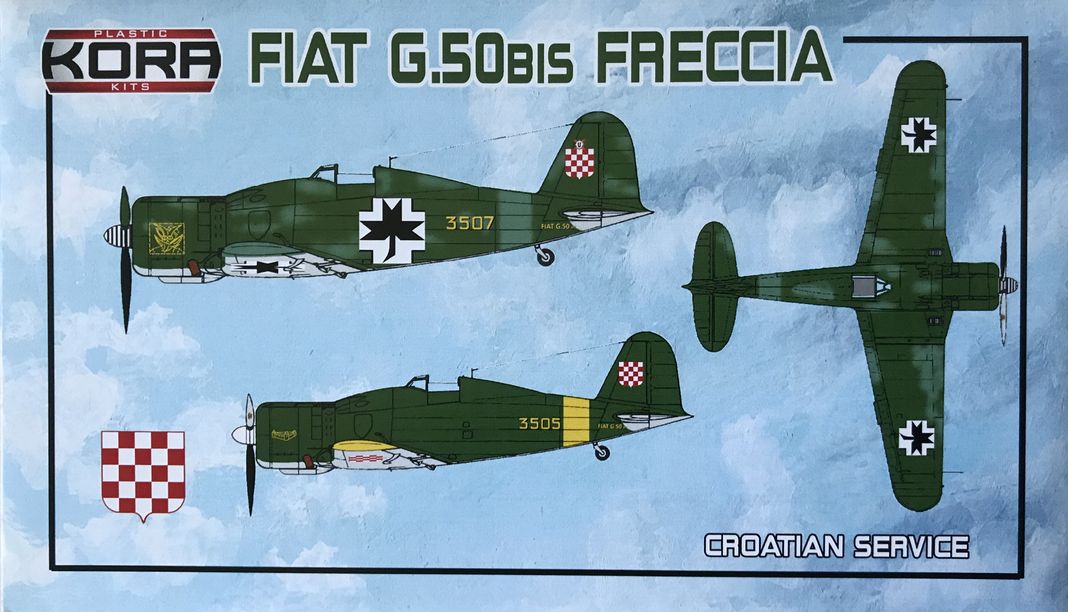 Kora K72156 1:72 Fiat G.50bis Freccia Croatian Service