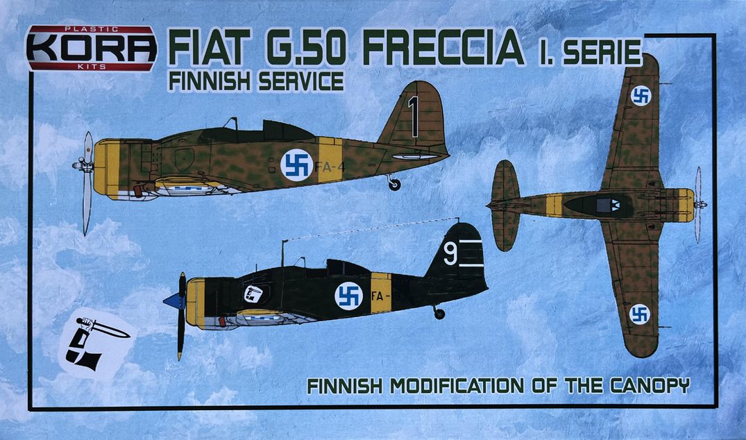 Kora K72162 1:72 Fiat G.50 Freccia I.serie Finnish Service