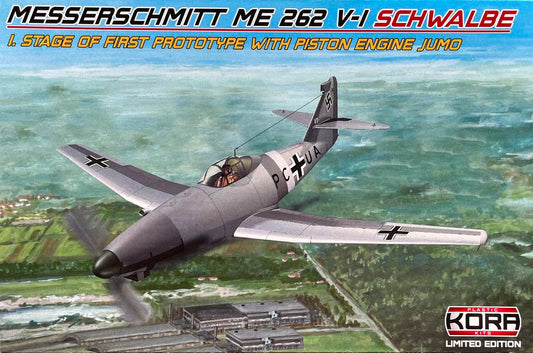 Kora K72168 1:72 Messerschmitt Me-262V-1 Schwalbe 1.stage