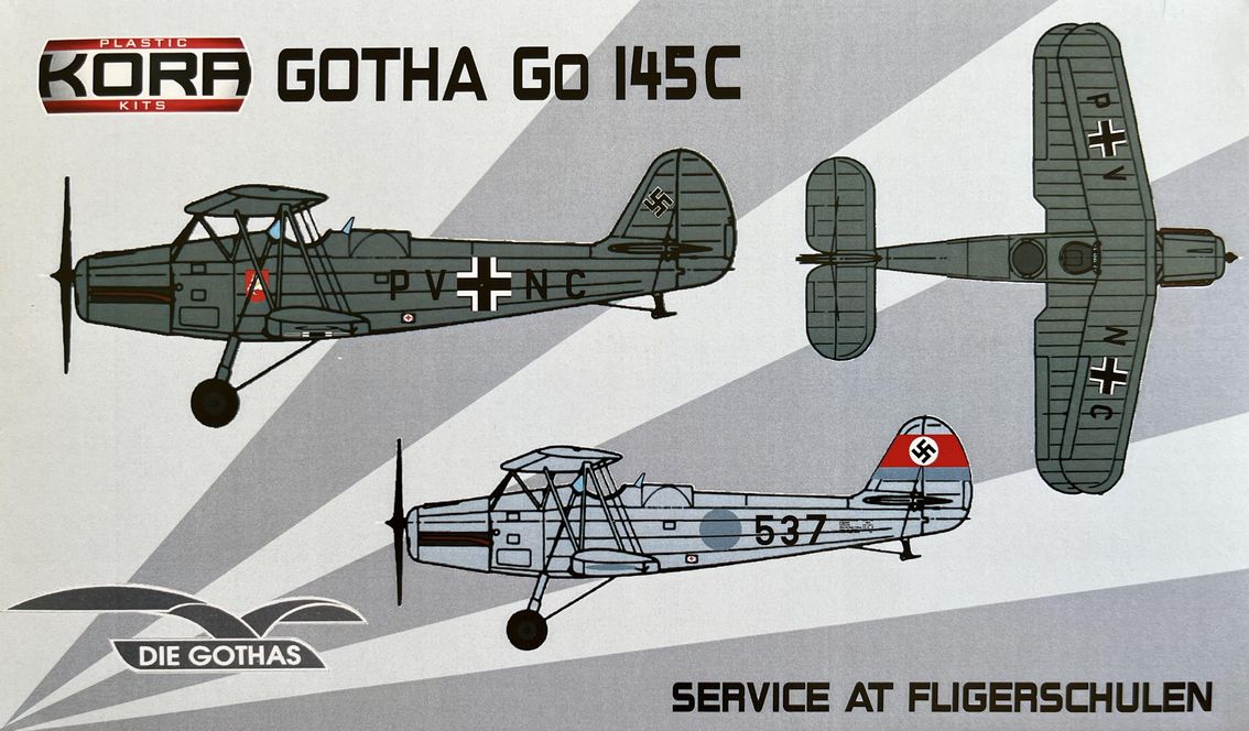 Kora K72179 1:72 Gotha Go-145C service at Flugschulen