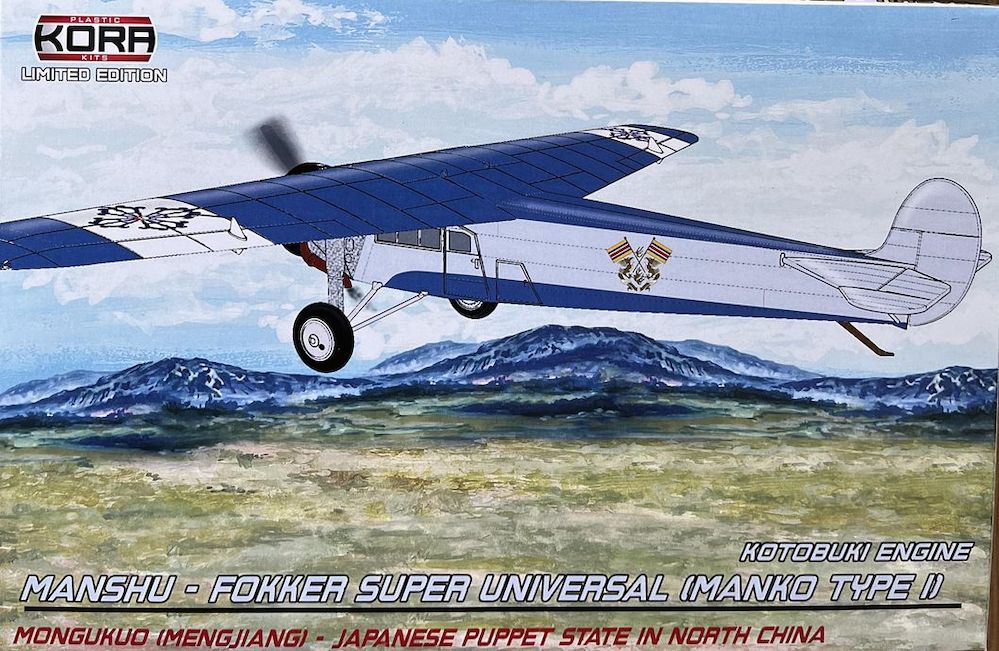 Kora K72183 1:72 Manshu-Fokker Super Universal (Manko Type II)