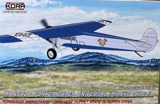 Kora K72183 1:72 Manshu-Fokker Super Universal (Manko Type II)