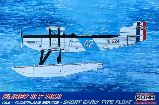 Kora K72186 1:72 Fairey IIIF Mk.II FAA-Float Plane service-short early type float