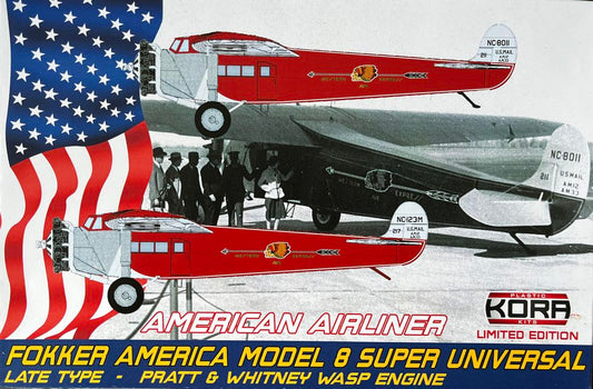 Kora K72191 1:72 Fokker America Model 8 Super Universal Late Western Air Express