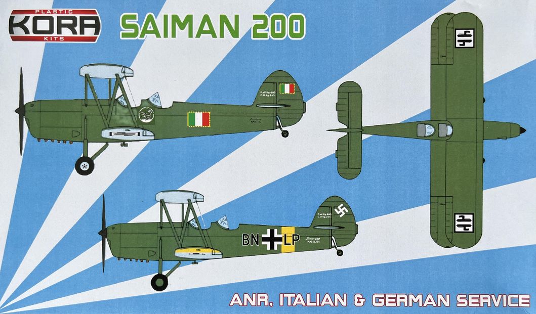 Kora K72195 1:72 Saiman 200 ANR, Italian & German service