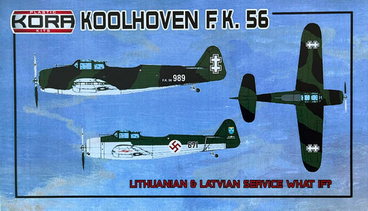 Kora PK72200 1:72 Koolhoven F.K.56 Lithuanian & Latvian What if?