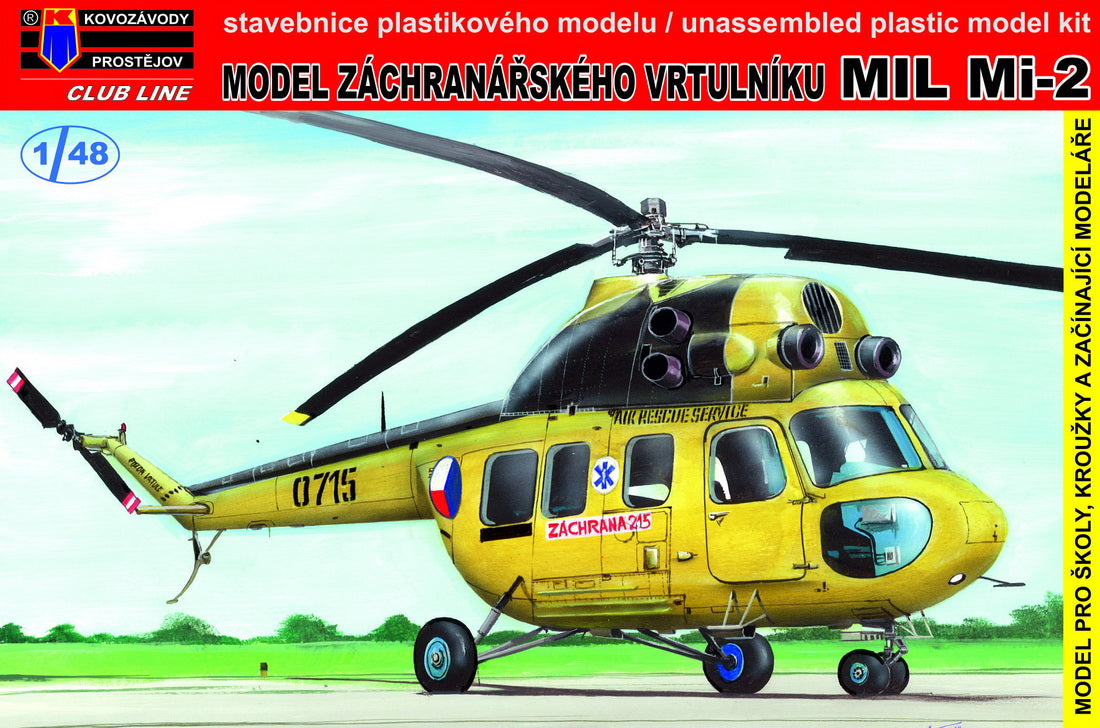 Kovozavody Prostejov CL4801 1:48 Mil Mi-2 Hoplite (snap-tite, ex-Smer)