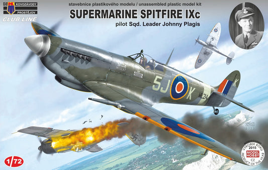 Kovozavody Prostejov CL7206 1:72 Supermarine Spitfire Mk.IXc 'Sqn Leader Johnny Plagis'