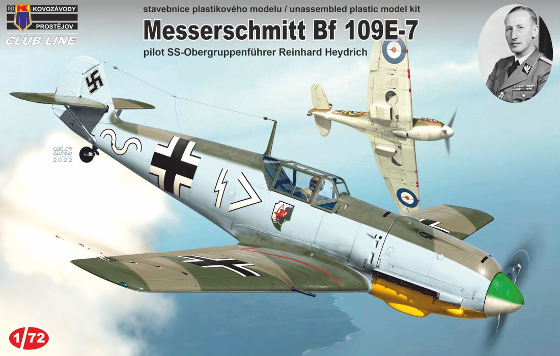 Kovozavody Prostejov CL7207 1:72 Messerschmitt Bf-109E-7